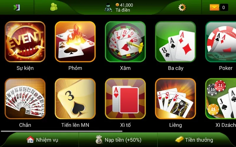 GAME BÀI